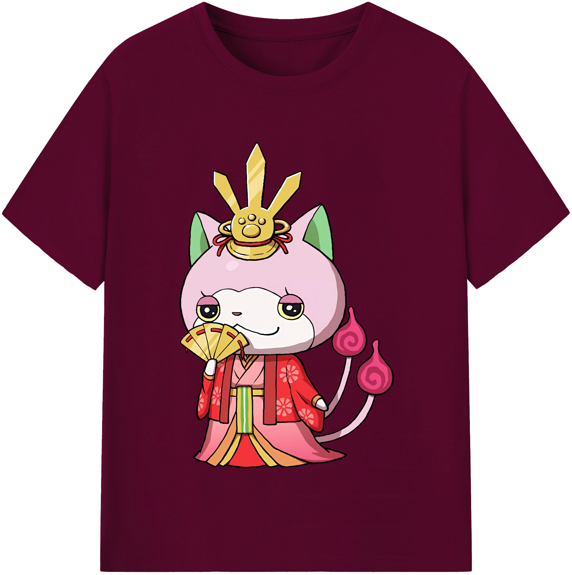 （画像用） 妖怪ウォッチ Yo-kai Watch レディースカジュアルプリントTシャツ（綿100％）